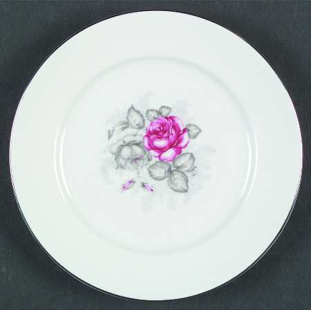 Gray Dawn Platinum (No Gray Band) Bread & Butter Plate