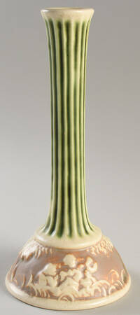 Donatello Green Ivory 10" Bud Vase