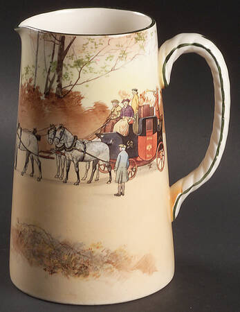 Coaching Days (Smooth, Earthenware) 32 Oz Tankard