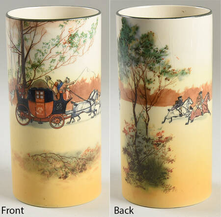 Coaching Days (Smooth, Earthenware) 7" Vase