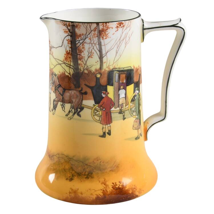 Coaching Days (Smooth, Earthenware) 32 Oz Pitcher
