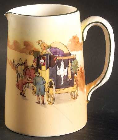 Coaching Days (Smooth, Earthenware) 12 Oz Jug