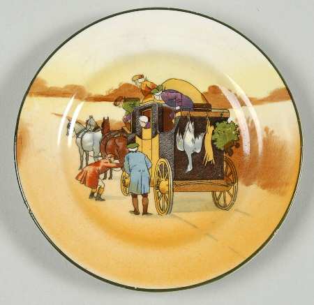 Coaching Days (Smooth, Earthenware) 4" Ashtray