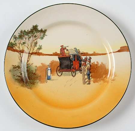 Coaching Days (Smooth, Earthenware) Salad Plate