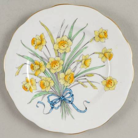 Flower of The Month (Countess Shape) Bread & Butter Plate