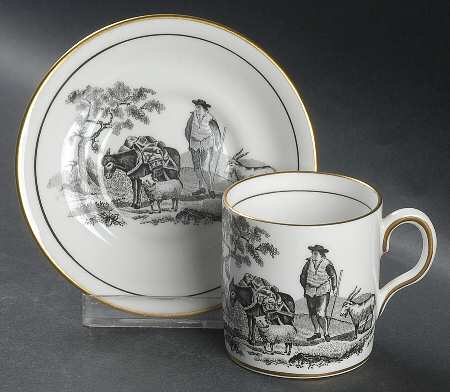 RCH27 Flat Demitasse Cup & Saucer Set