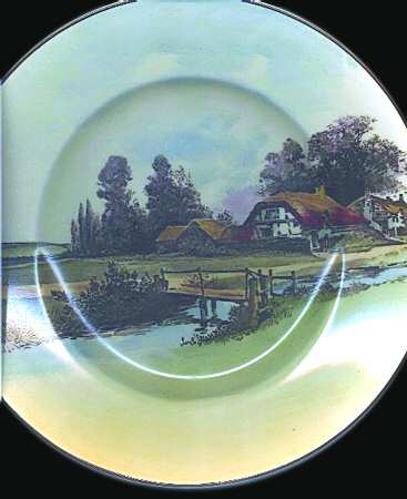 English Cottages a (Smooth) Dinner Plate