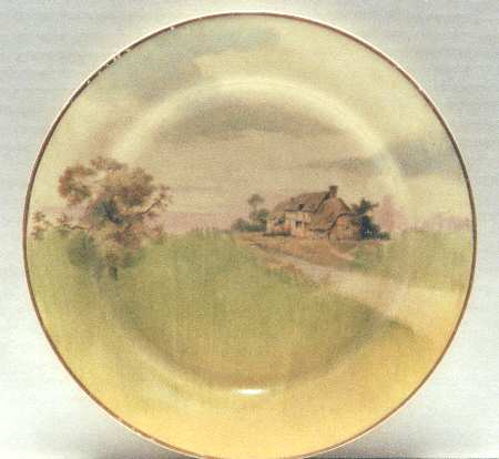 English Cottages a (Smooth) Salad Plate