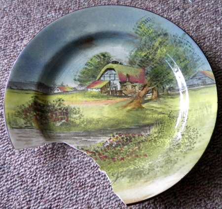 English Cottages a (Smooth) Dinner Plate