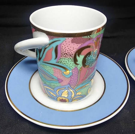 Cafe Galleria Espresso Cup & Saucer Set