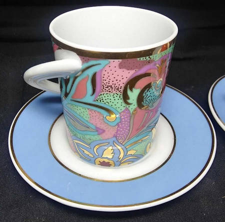 Cafe Galleria Espresso Cup & Saucer Set