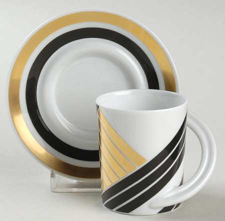 Cafe Galleria Espresso Cup and Saucer Set