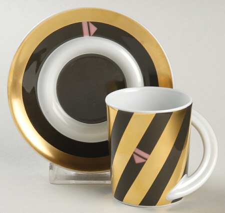 Cafe Galleria Espresso Cup and Saucer Set