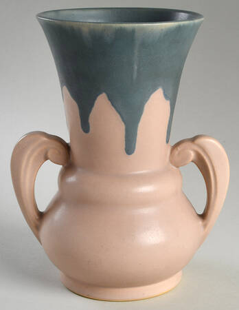 Carnelian I 8" Handled Vase