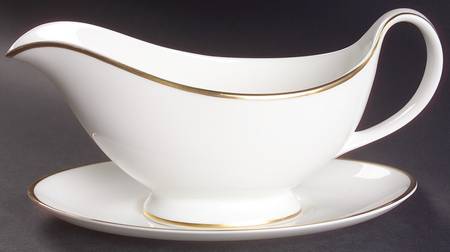 Alice (Classic Shape) Gravy Boat & Underplate
