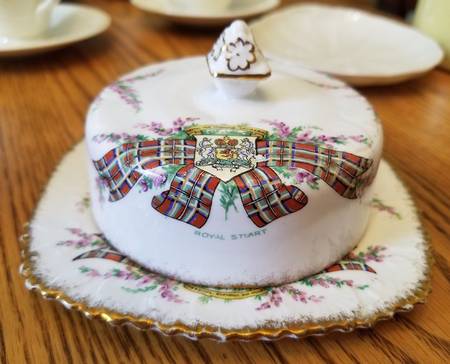 Tartan Series Round Covered Butter