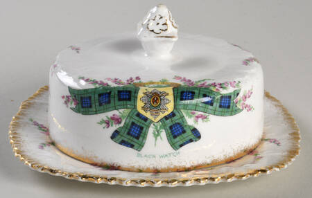 Tartan Series Round Covered Butter