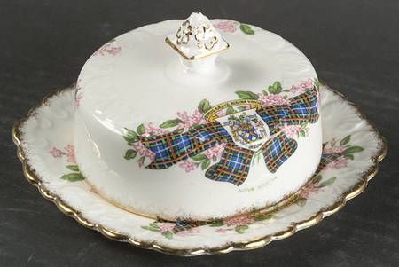 Tartan Series Round Covered Butter