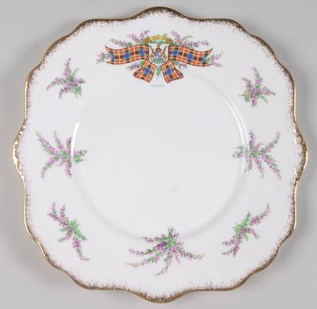 Tartan Series 9" Square Cake Plate