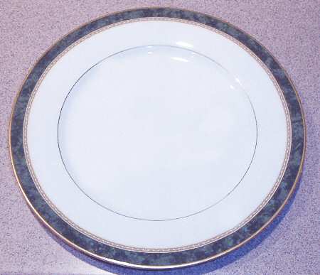 Green Marble Salad Plate