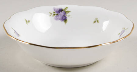 Lilac Lane (Gold Trim) Fruit/Dessert (Sauce) Bowl
