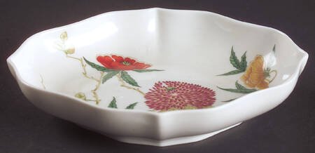 Mioraflor (Menton) Oval Tray, 6" Meissen Cup