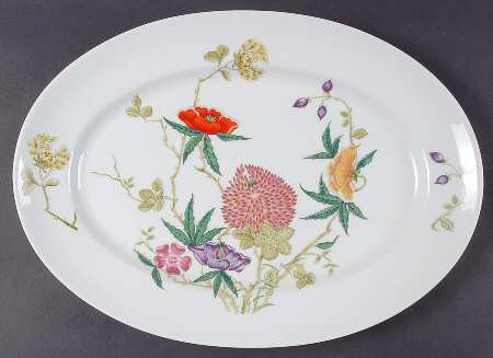 Mioraflor (Menton) 14" Oval Serving Platter