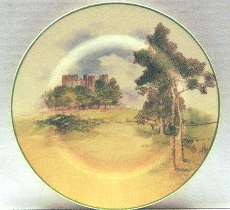 Castles & Churches (Multicolor) Salad Plate