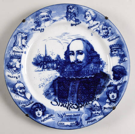 Shakespeare's Portrait Dinner Plate