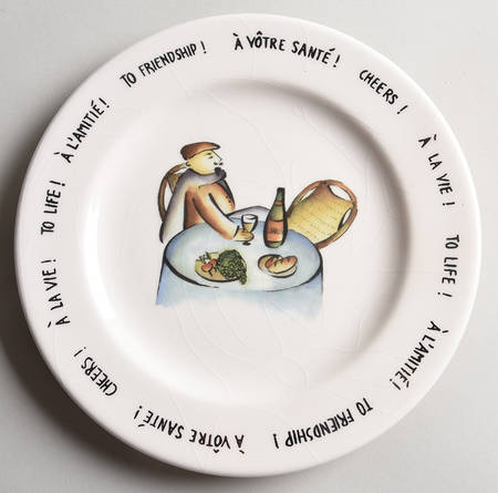 Bordeaux Salad Plate