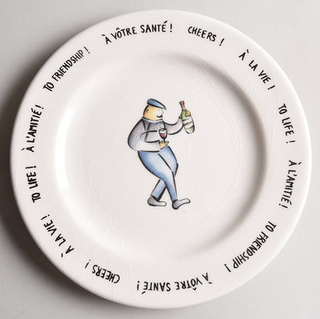 Bordeaux Salad Plate