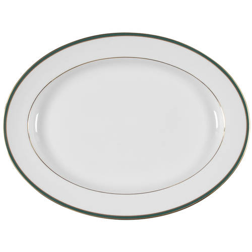 Oxford Green (Indonesia) 16" Oval Serving Platter