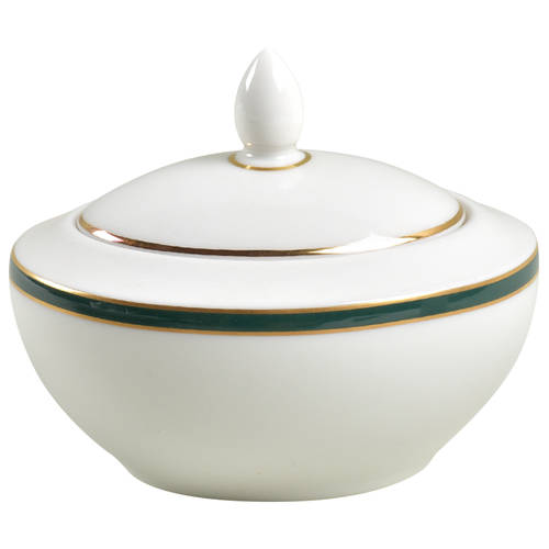 Oxford Green (Indonesia) Sugar Bowl & Lid