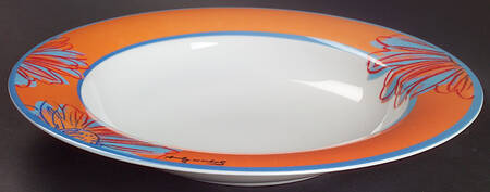 Daisies Large Rim Soup Bowl