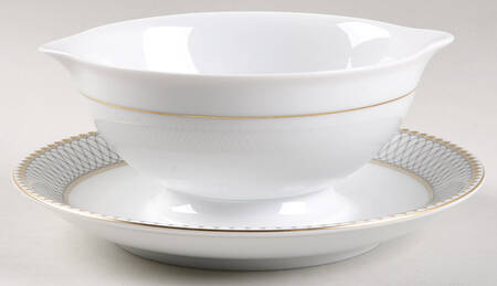 Monte Carlo Gravy Boat with Attached Underplate