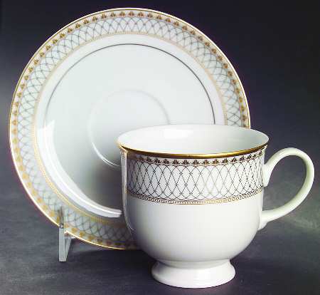 Monte Carlo Footed Cup & Saucer Set