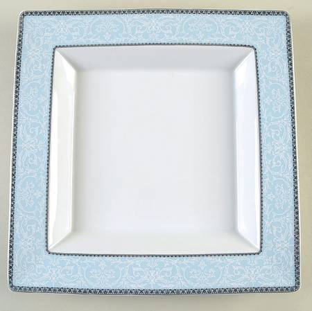 Princess Blue 12" Square Tray