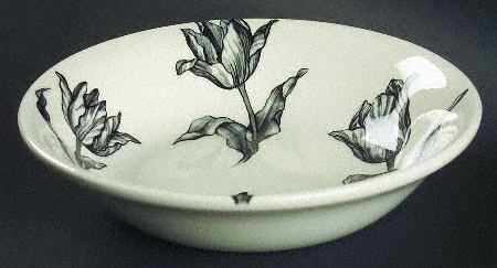 Tulipa Black Coupe Cereal Bowl