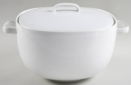 Moon White On White Tureen &  Lid