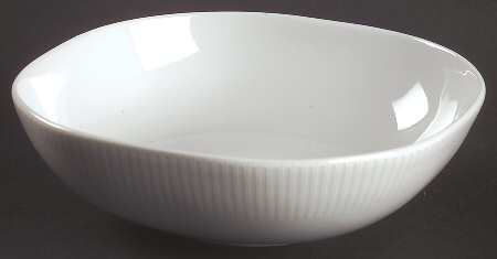 Moon White On White Fruit/Cereal Bowl