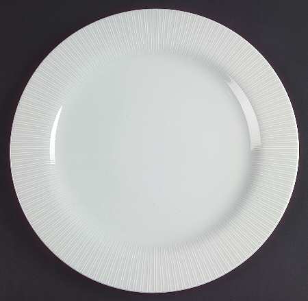 Moon White On White Service Plate (Charger)