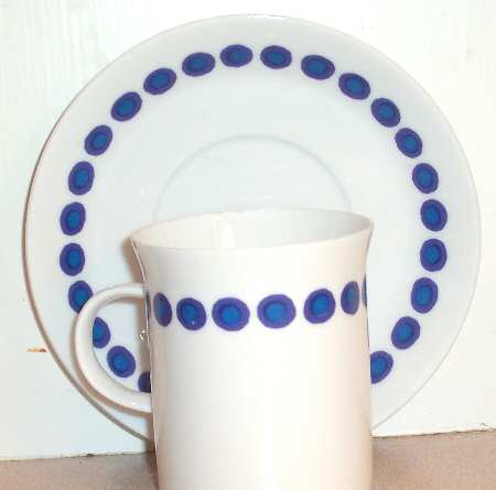 R1244 Flat Cup & Saucer Set
