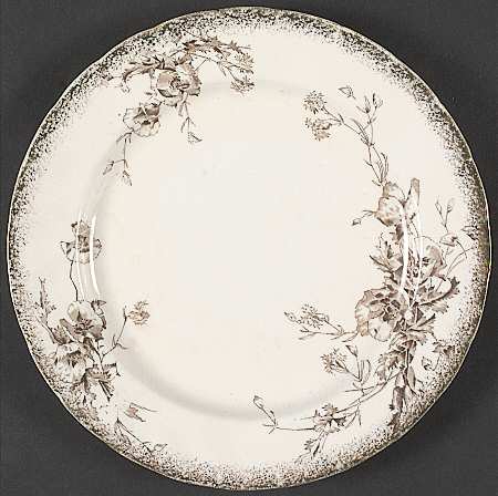 Rutland Brown (Gold Brushed) Salad Plate