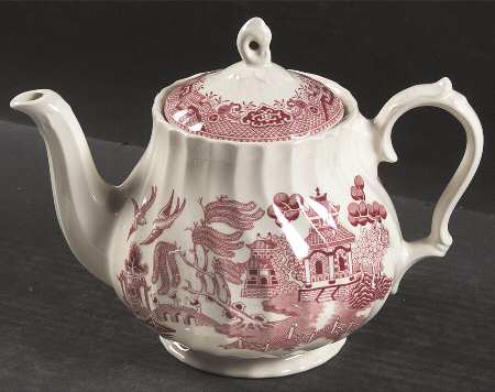 Willow Rosa Teapot & Lid