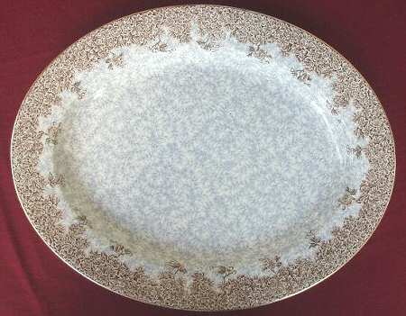 W2297 (Brown) 18" Oval Serving Platter