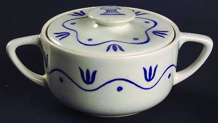 American Provincial Sugar Bowl & Lid