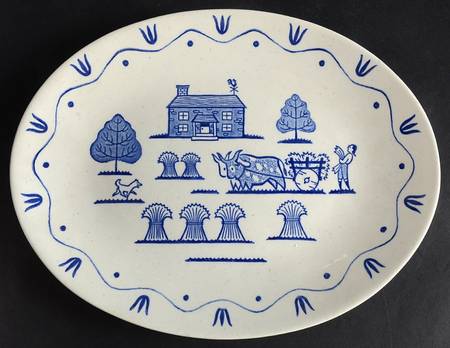 American Provincial 13" Oval Serving Platter