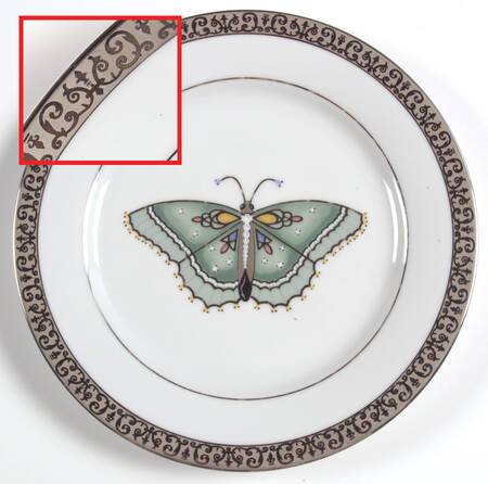 Platinum Buffet Accent Salad Plate