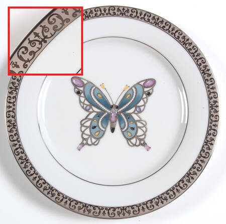 Platinum Buffet Accent Salad Plate