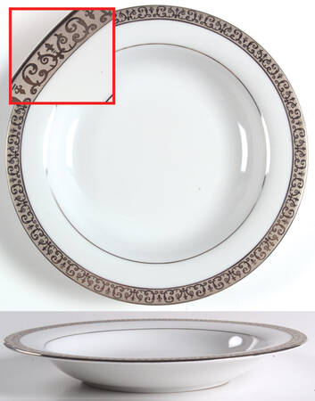 Platinum Buffet Large Rim Soup Bowl